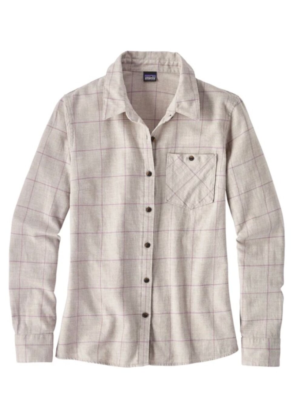 Patagonia® Worn Wear W's Heywood Flannel Shirt in Crafted Plaid Birch White 10